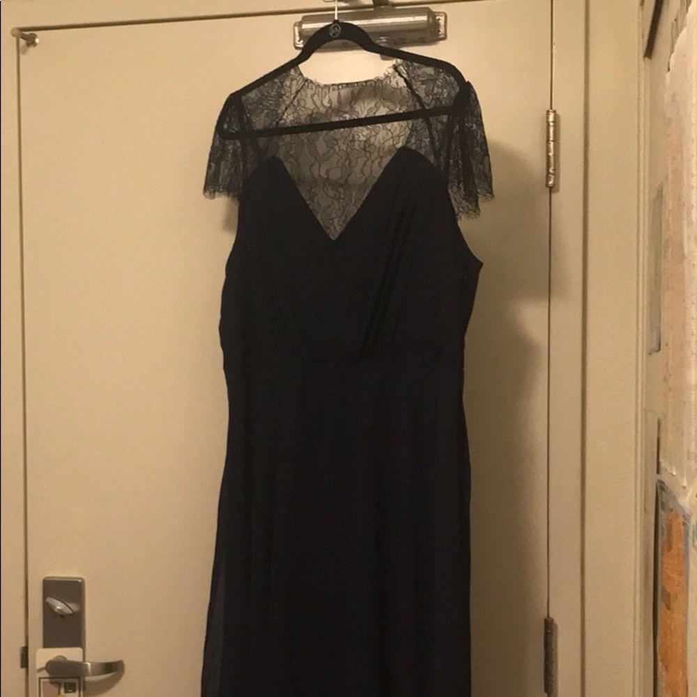Asos brand navy dress.
